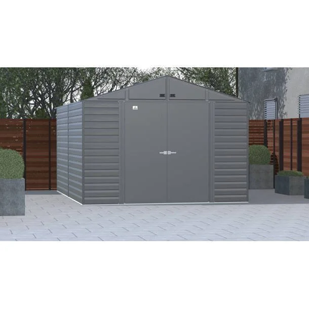 D Plastic Storage Shed 8 ft. W x 20 ft (White) - Image 4