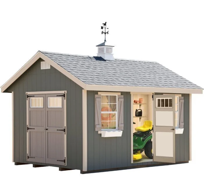 Riverside 10 ft. W x 14 ft. D Storage Shed - Image 2