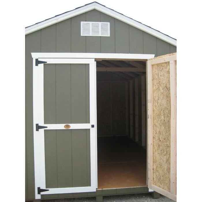 Value 8 ft. W x 16 ft. D Solid and Manufactured Wood Storage Shed - Image 2